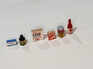 Vintage Dollhouse Miniature Groceries